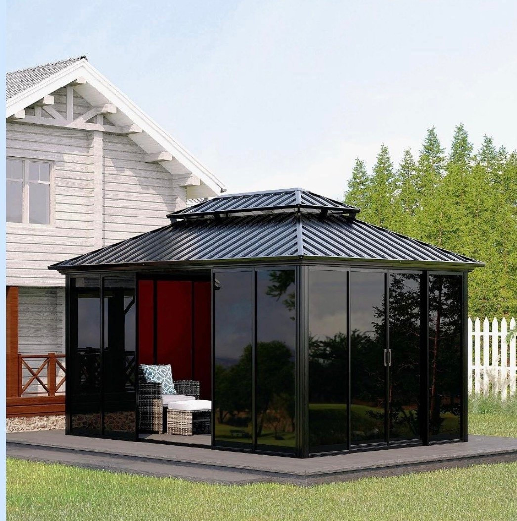 Let’s get Spring & Summer ready with this 
10x14 ft Hardtop Gazebo Sunroom, Enclosed Gazebo with Floor-to-Ceiling Sliding Doors, All-Aluminum Alloy Frame, Screen Outdoor Room Solarium

#LTKSaleAlert #LTKHome #LTKdayinmylife