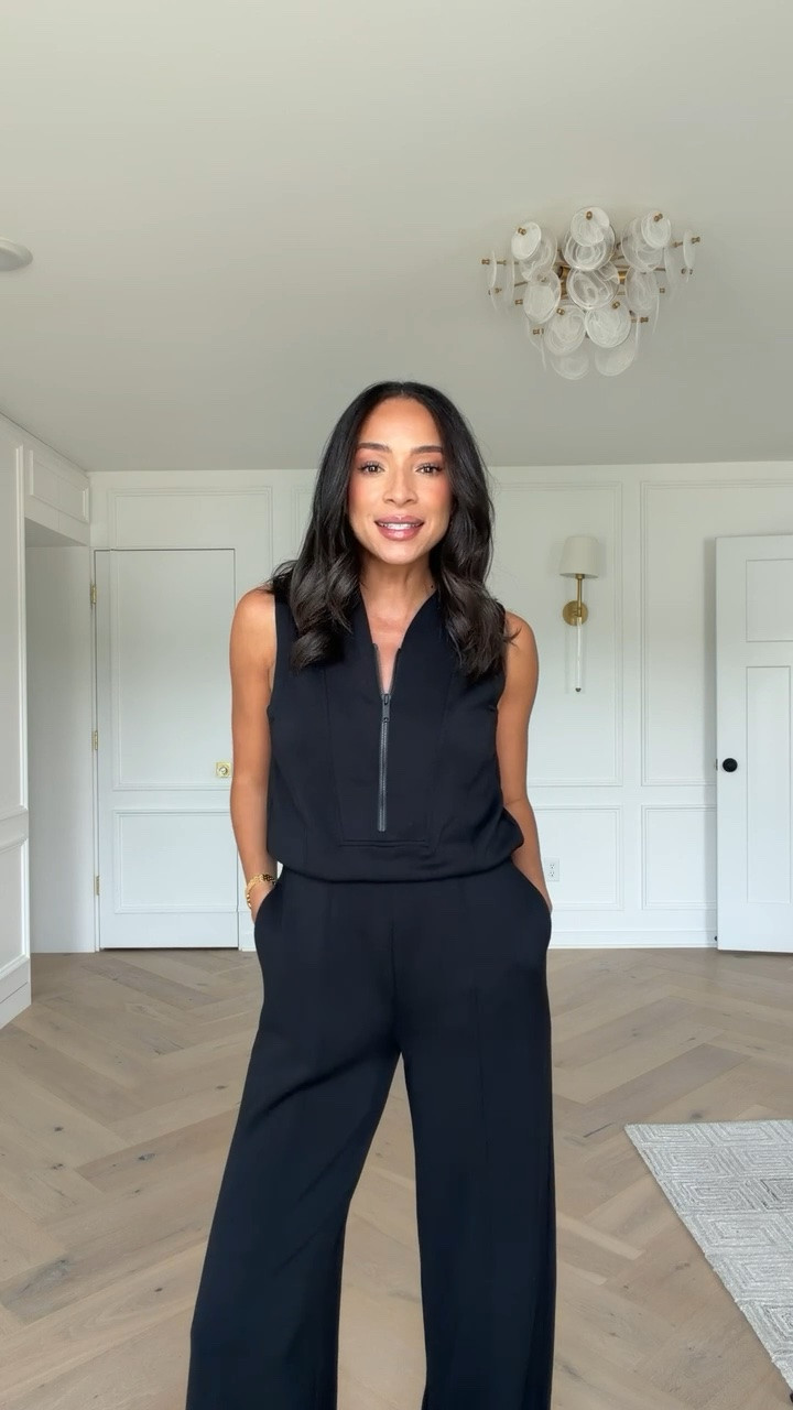 Use code NENAXSPANX to save 15% off your first spanx order! 🖤 This jumpsuit is so chic, polished, and the fabric is made with the most buttery soft material! The easisst travel outfit even in the summer - Wearing size S tall jumpsuit 

spanx outfit, summer outfit, errands outfit, loungewear, casual outfit, travel outfit, airport outfit, work from home outfit, mom outfit, postpartum outfit

#LTKTravel #LTKSeasonal