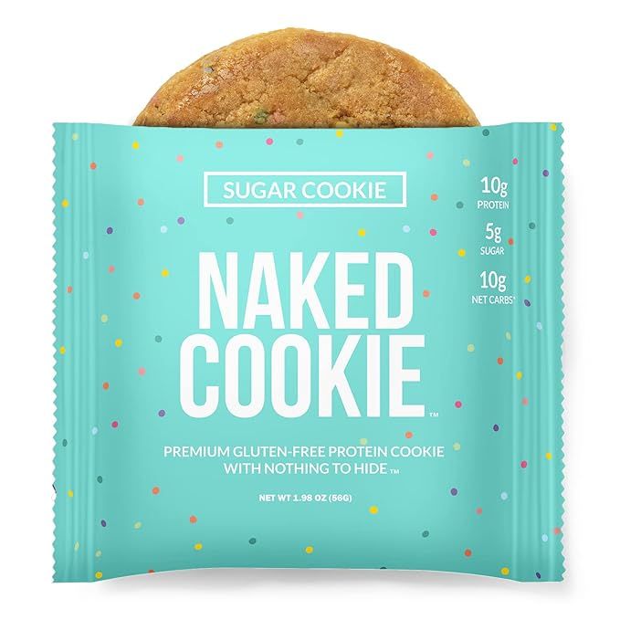 NAKED Protein Cookies – Sugar Protein Cookies Made with Grass-Fed Whey - Gluten Free Cookies - ... | Amazon (US)