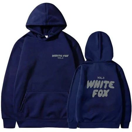 White Fox women‘s hoodie loose fitting hoodie wool thick letter print 2024 RB | Walmart (US)