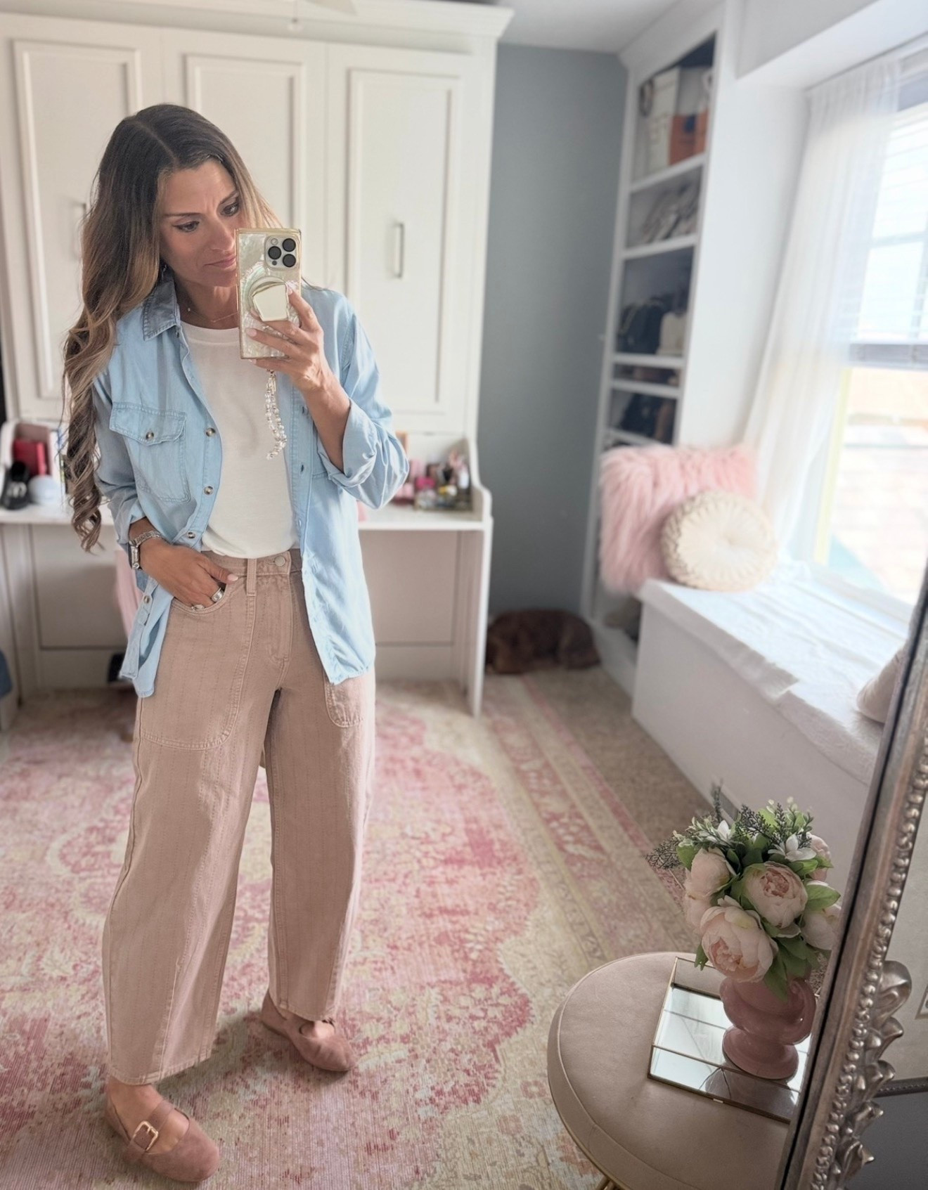 Barrel jeans for fall