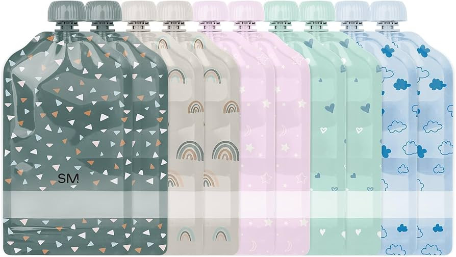 Simple Modern Reusable Baby Food Pouches for Toddlers | BPA Free Plastic, Food Safe, Freezer Safe... | Amazon (US)