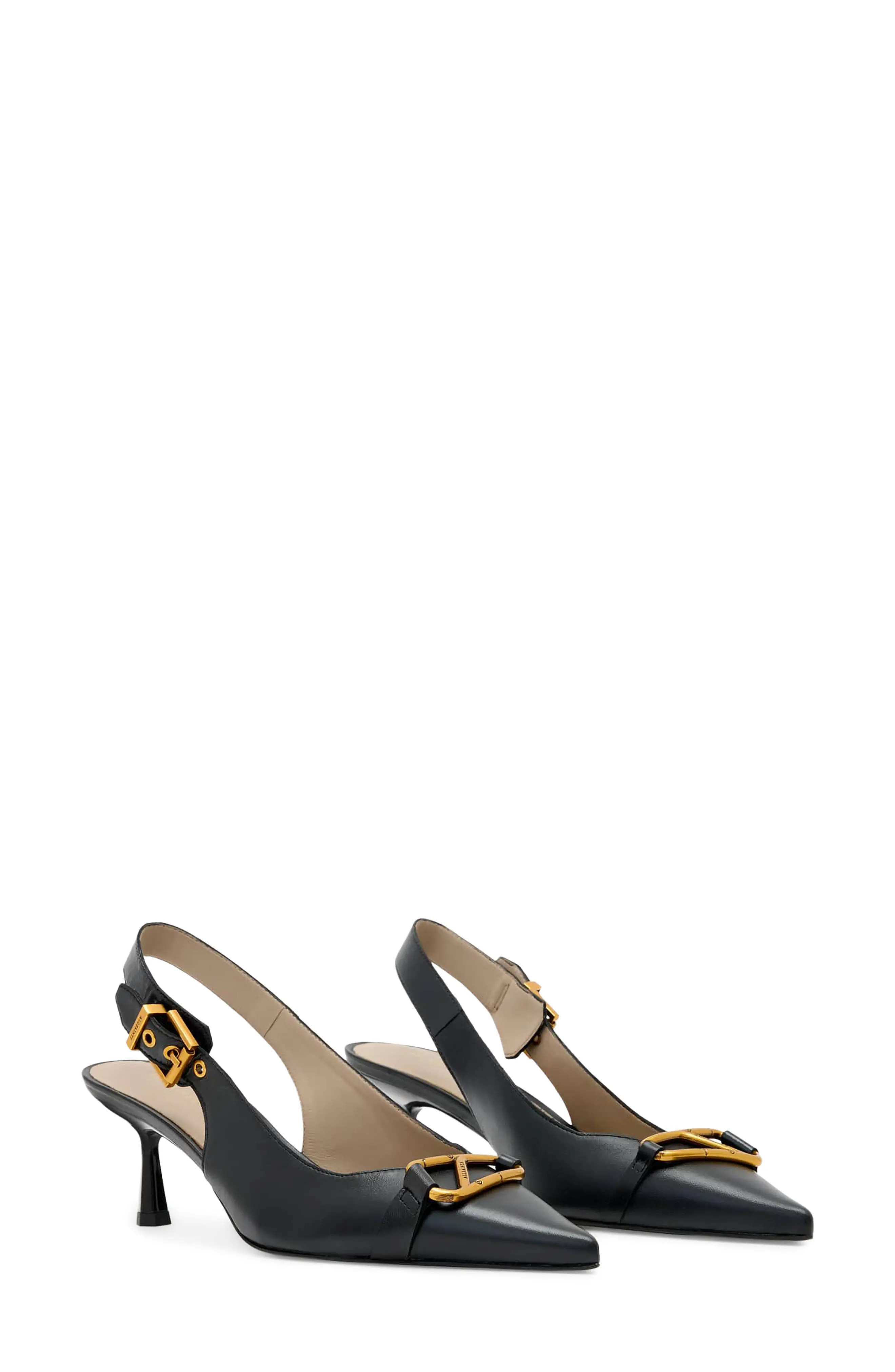AllSaints Hera Pointed Toe Slingback Pump (Women) | Nordstrom | Nordstrom