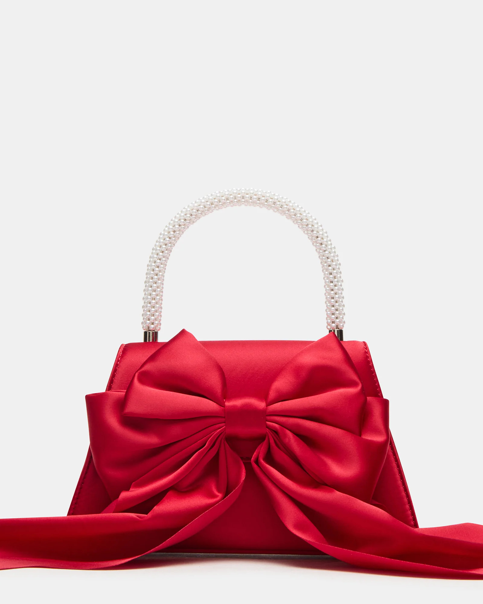 COSETTE Bag Red Beaded Top-Handle Mini Handbag | Steve Madden (US)