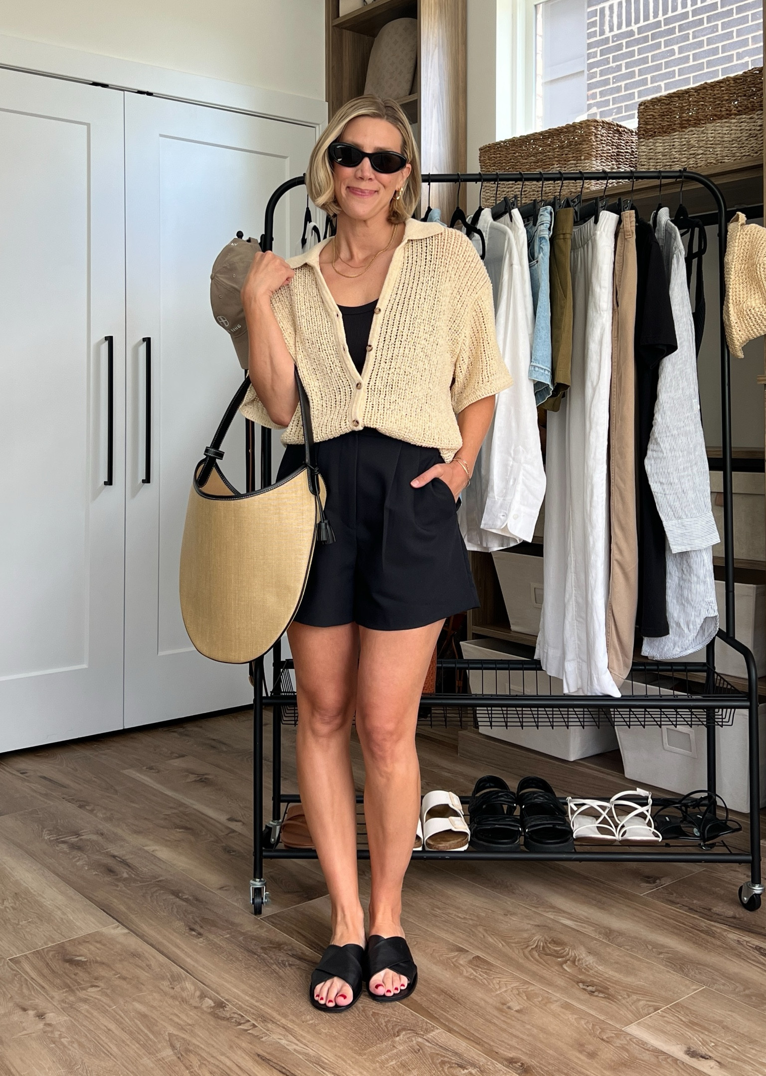 Wearing 26 shorts, XS tank (code: LINDSEY15), XS crochet cardigan, sandals tts 

#LTKFindsUnder100 #LTKStyleTip #LTKFindsUnder50