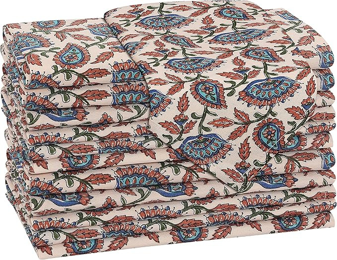 Ruvanti Cloth Napkins Set of 12, 18x18 Reusable Napkins Cloth Washable, Soft & Durable Table Napk... | Amazon (US)