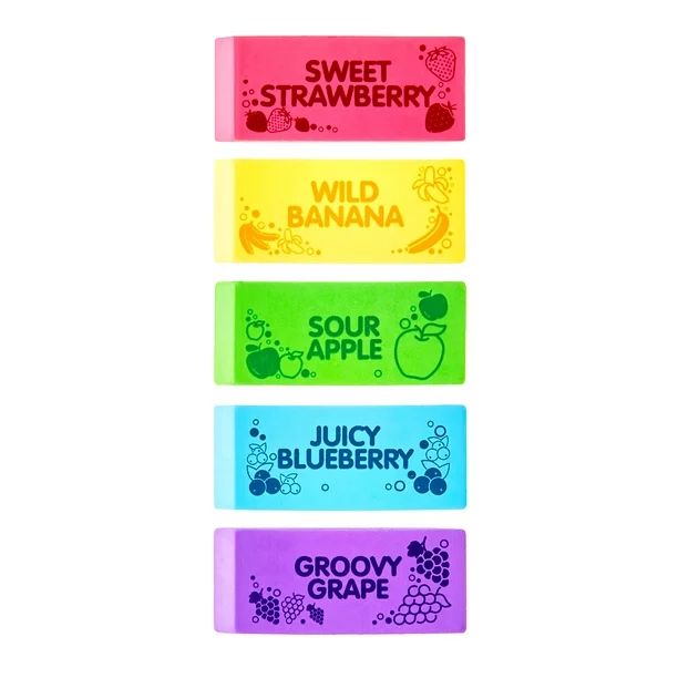 Pen+Gear Erasers, 5 Count, Fruit Scented, Assorted Colors | Walmart (US)