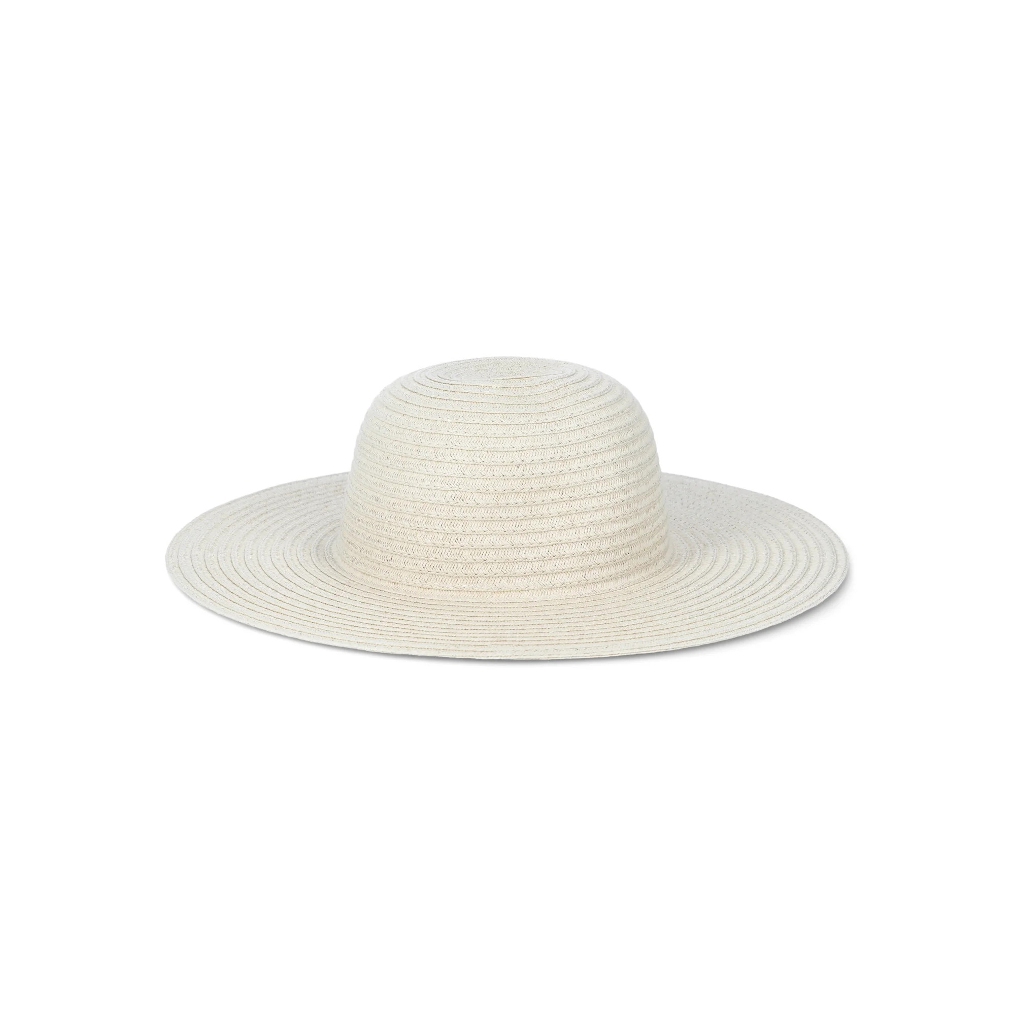 Time And Tru Women’s Floppy Hat, Light Natural, One Size Fits Most | Walmart (US)