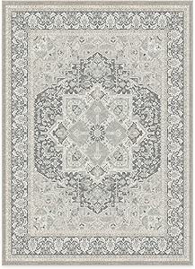 RUGGABLE Hendesi Heriz Washable Rug - Perfect Antique Vintage Area Rug for Living Room, Bedroom, ... | Amazon (US)