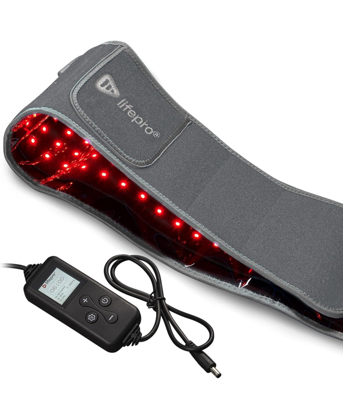LifePro Red Light Therapy Belt for Muscle Relaxation, Inflammation Relief, and Improved Circulation - Infrared Therapy - Grey | Macy's