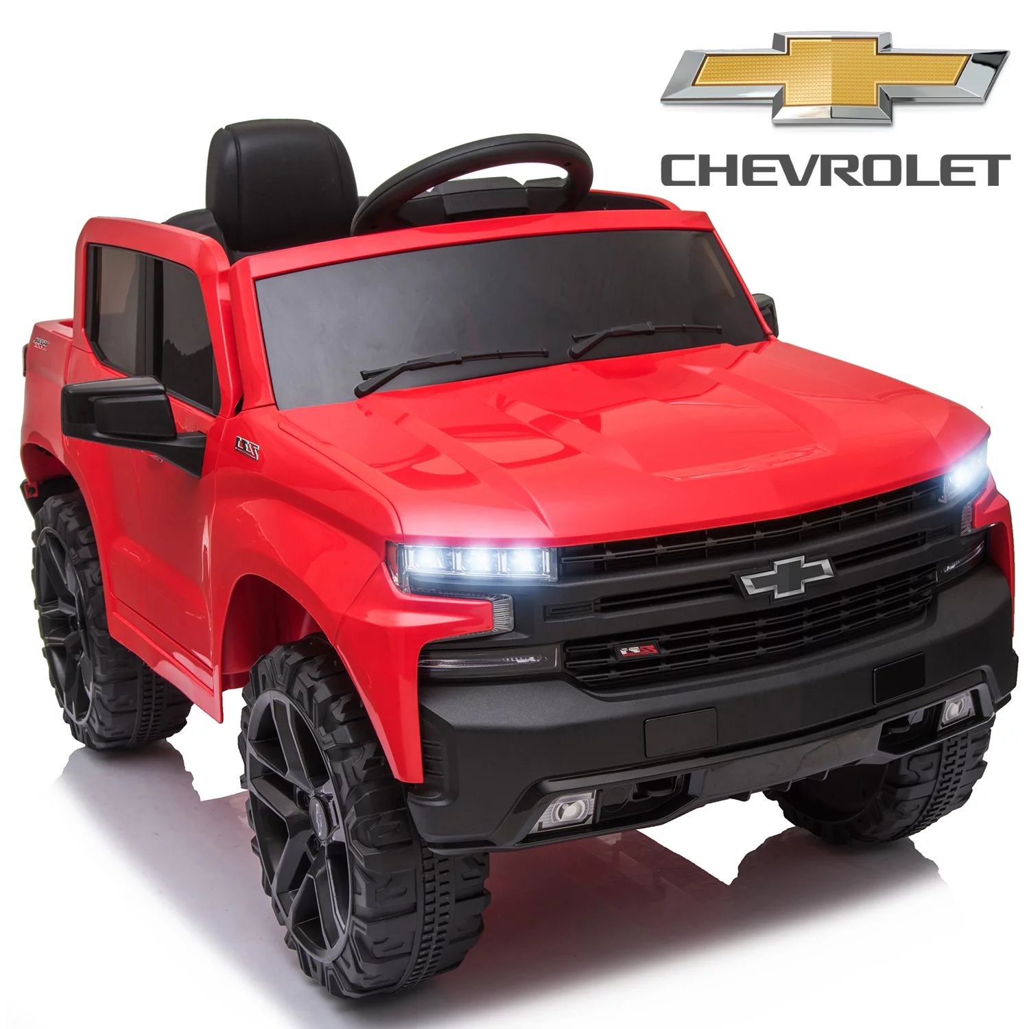 uhomepro Red 12 V Chevrolet Silverado Powered Ride-On with Remote Control | Walmart (US)