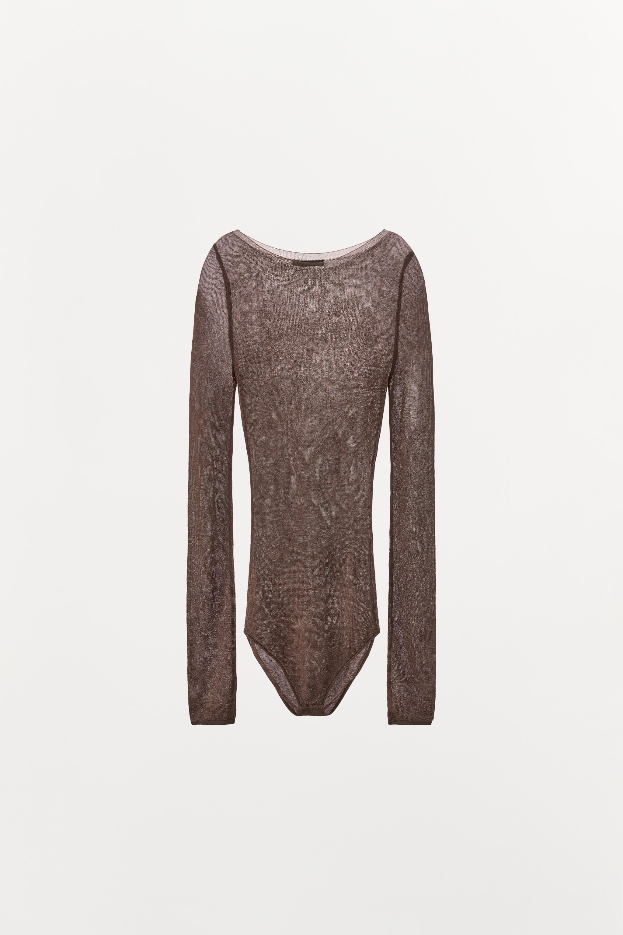 100% VISCOSE KNIT BODYSUIT | Zara US