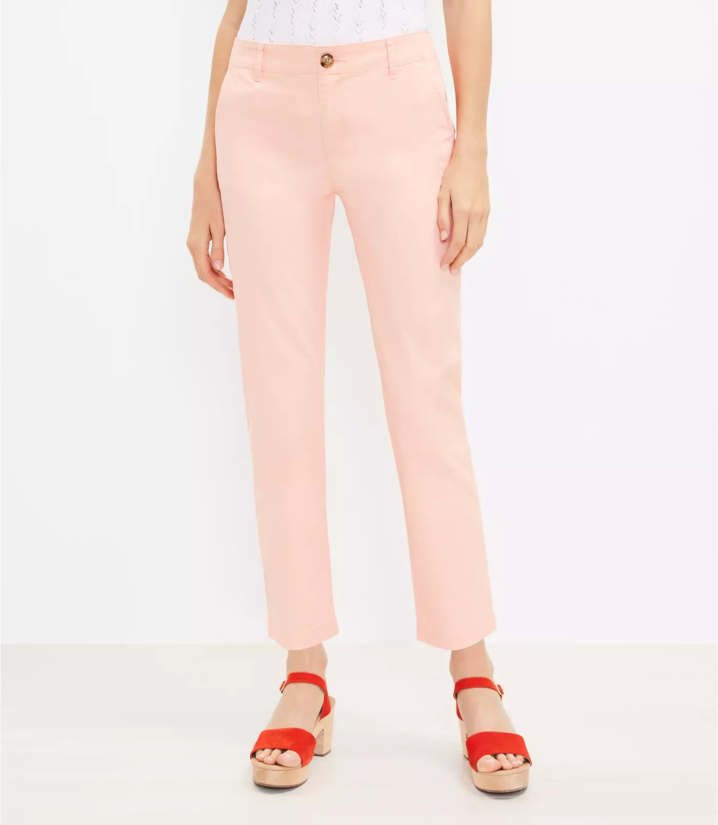 Petite Monroe Slim Chino Pants | LOFT