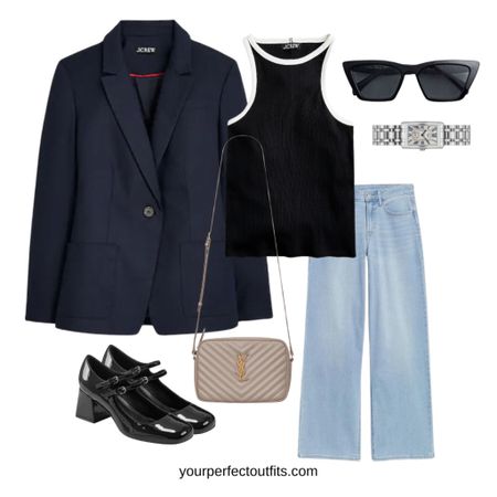 Office outfit ideas with a blue blazer 
Spring outfits for office 
Spring capsule wardrobe 

#LTKworkwear #LTKSeasonal #LTKSpringSale