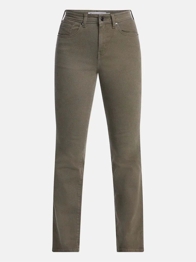 Scenario Women's Mid Rise Bootcut Jeans, Sizes 0-20, 0S-20S, 4L-14L | Walmart (US)