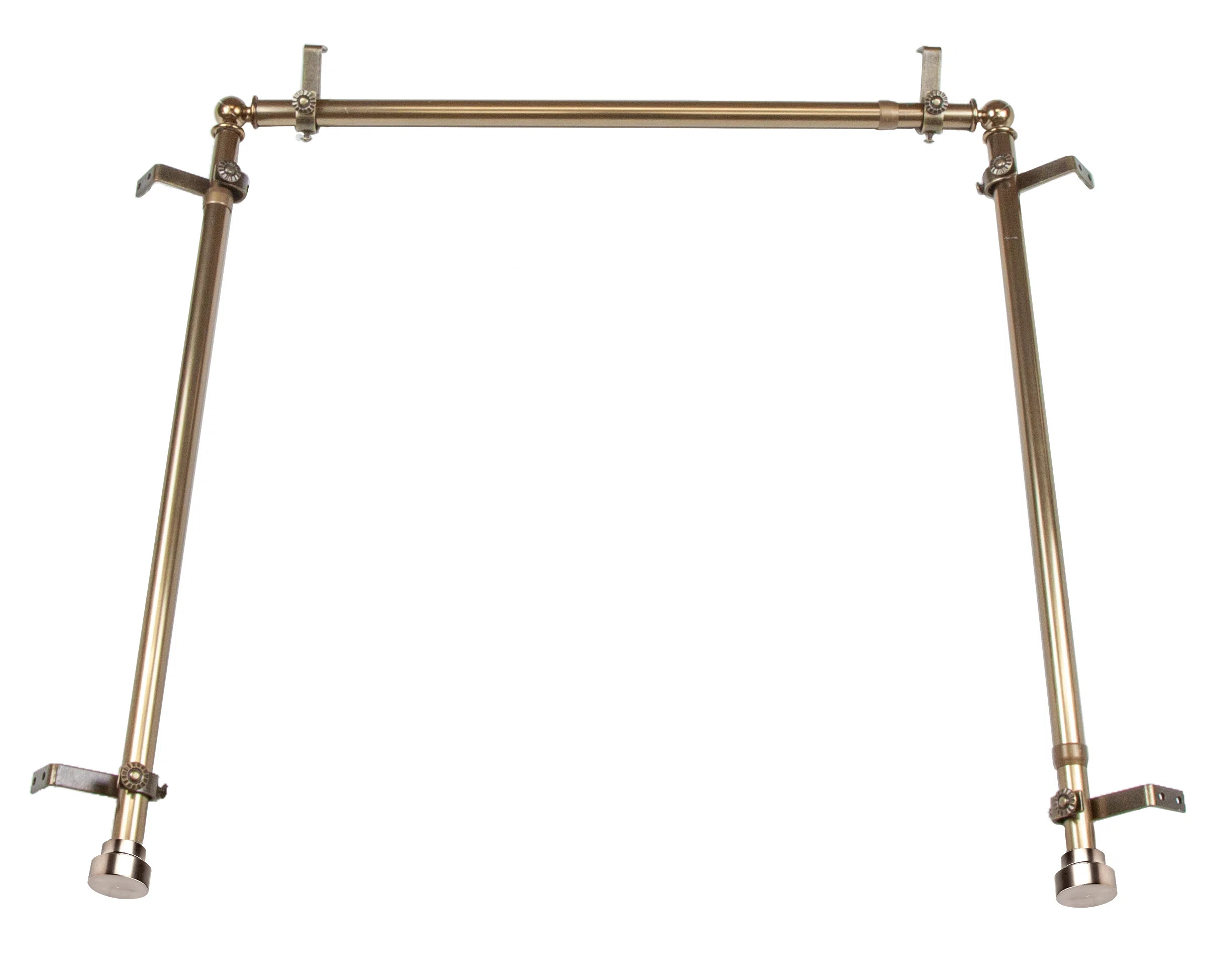 Gallatin Stainless Steel Adjustable Single Curtain Rod | Wayfair North America