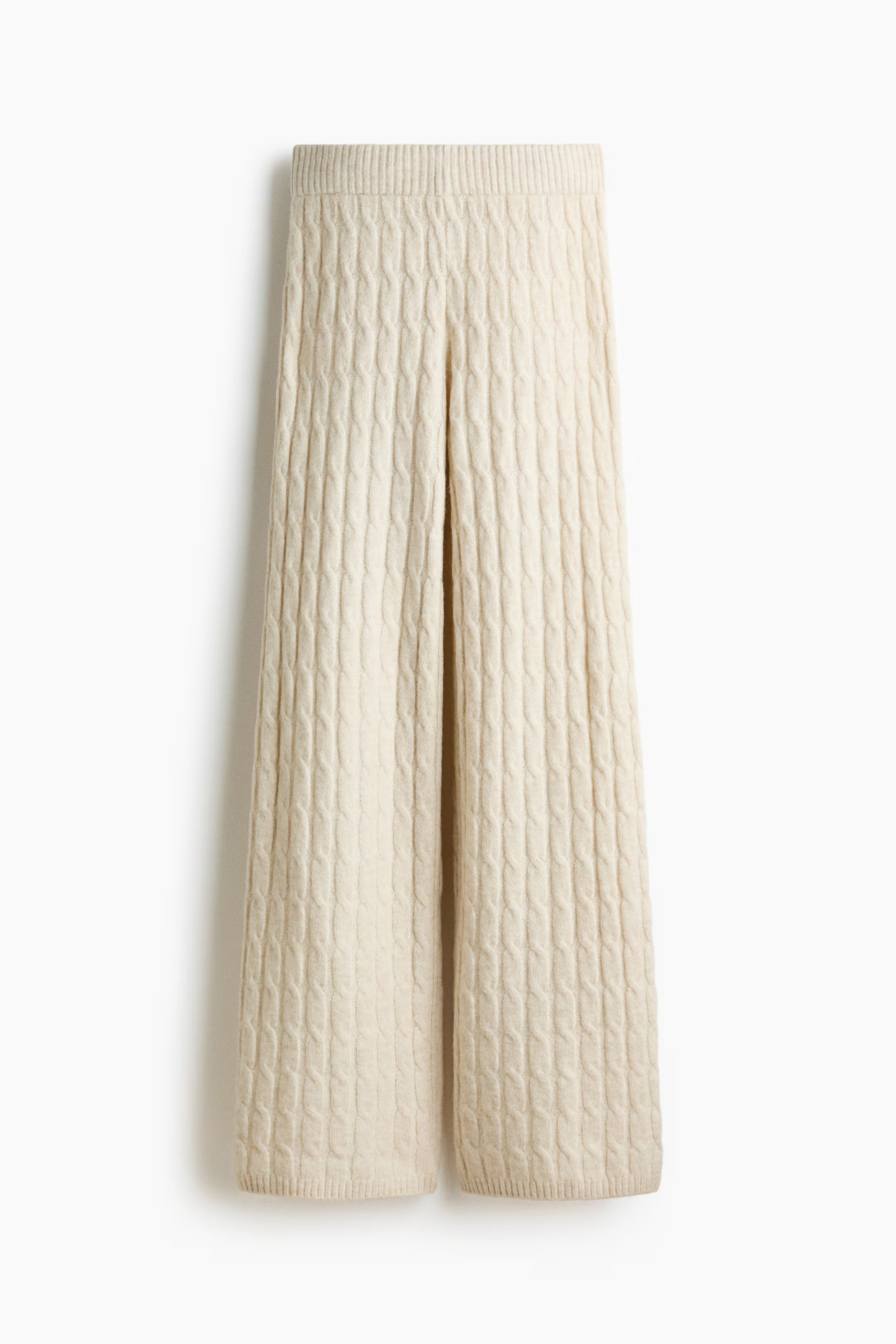 Cable-knit trousers | H&M (UK, MY, IN, SG, PH, TW, HK)