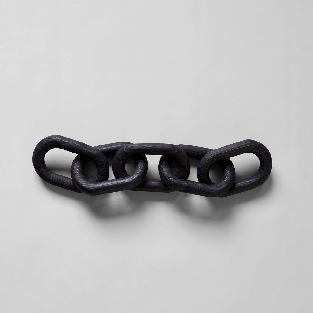 Charcoal Wood Chain, Small Link | Bloomist
