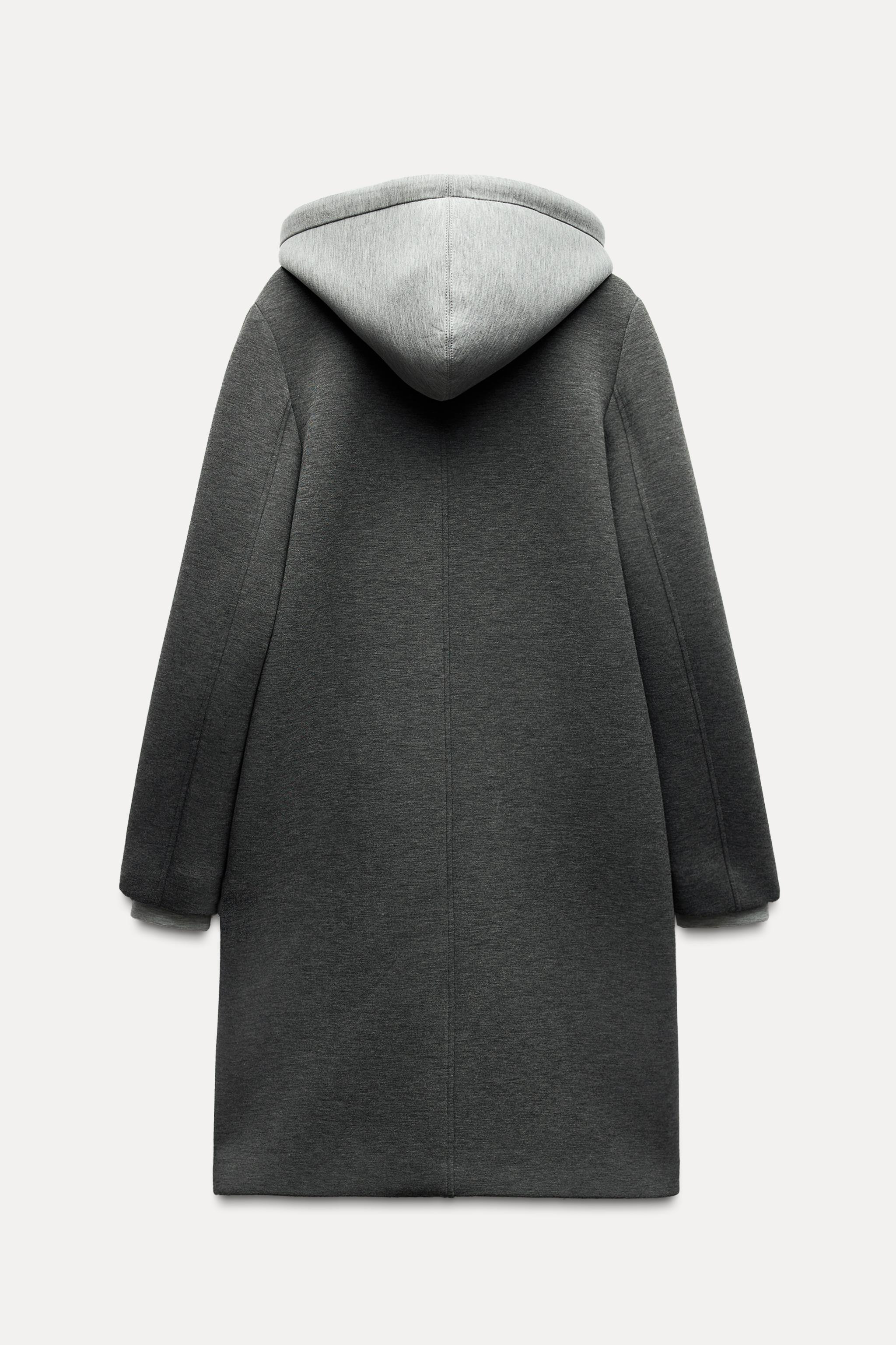 HOODED COMBINATION COAT | Zara US