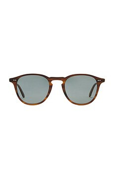 Garrett Leight Hampton Sun in Matte Saddle Tortoise & Semi-Flat Bluesmoke from Revolve.com | Revolve Clothing (Global)
