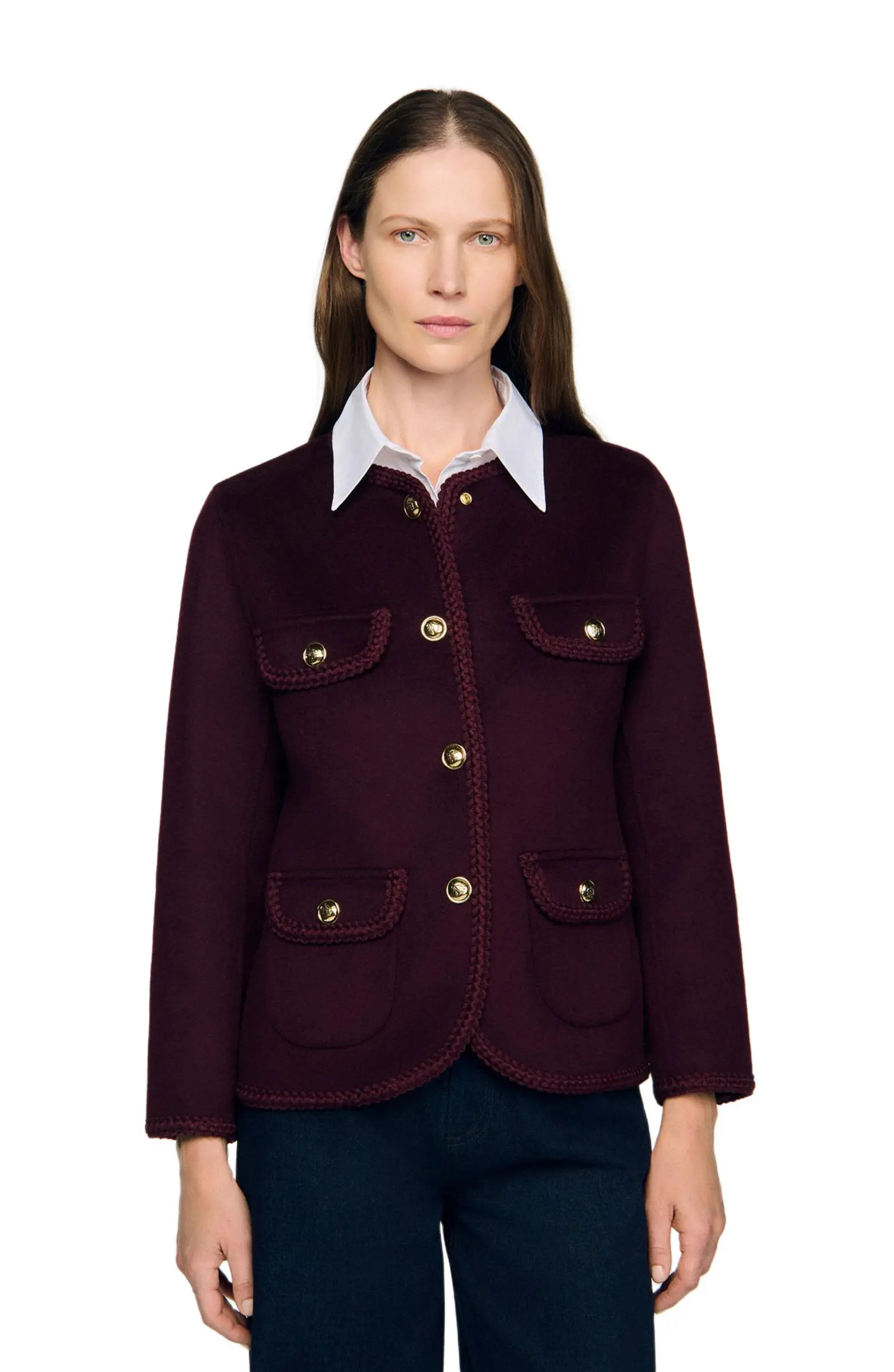 SANDRO Double-faced jacket | Nordstrom | Nordstrom