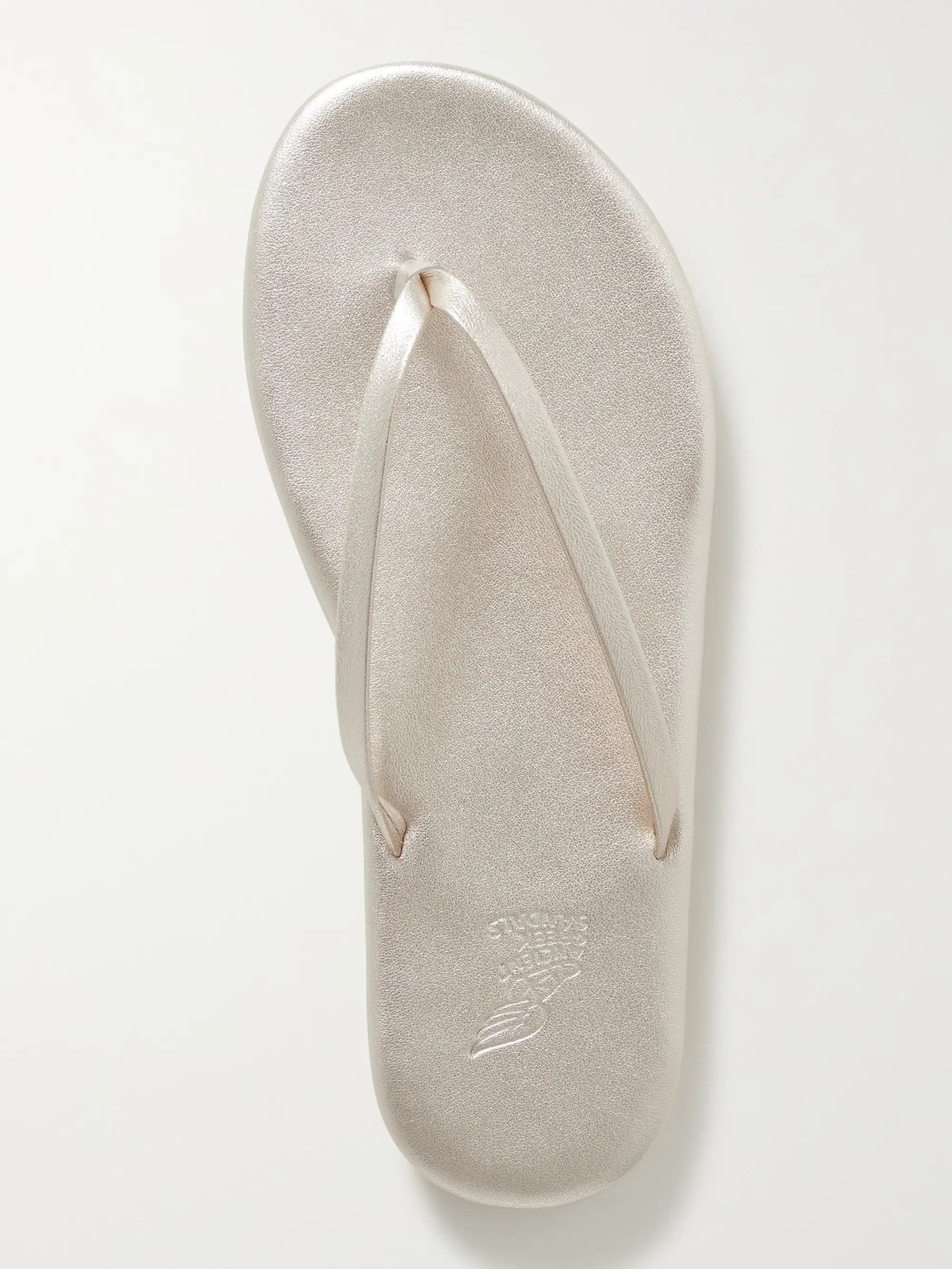 Saionara metallic leather flip flops | NET-A-PORTER (UK & EU)