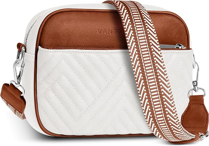 Vantamo Crossbody Bags For Women with Adjustable Strap, Premium PU Leather Purses for Women, Anti... | Amazon (US)