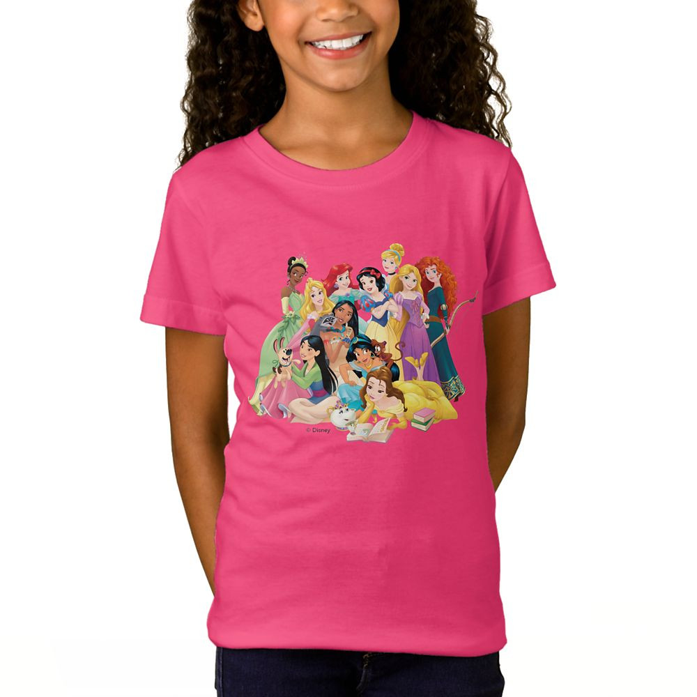 Disney Princess ''Adventure Begins Here'' T-Shirt for Girls - Customizable | Disney Store | Disney Store
