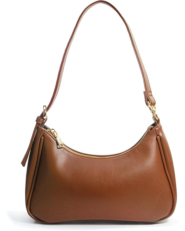 Women's Crescent Shoulder Bag Vegan Leather Chain Cross body bag Convertible Handbag | Amazon (US)