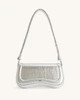 Joy Metallic Shoulder Bag - Silver | JW PEI US