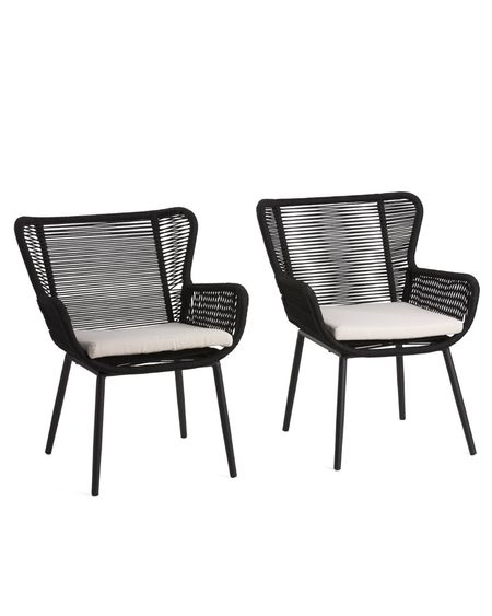 🚨Deal Alert 🚨 
HANDCRAFTED IN VIETNAM
Set Of 2 Outdoor Rope Chairs in black 
$199.99
Compare At $250

Set of 2, cross woven rope design, removable cushion seats
25in W x 33in H x 20in L



Tj maxx, Outdoor furniture, patio, porch, summer furniture, spring refresh, summer refresh, furniture


#LTKfindsunder50 #LTKsalealert #LTKhome