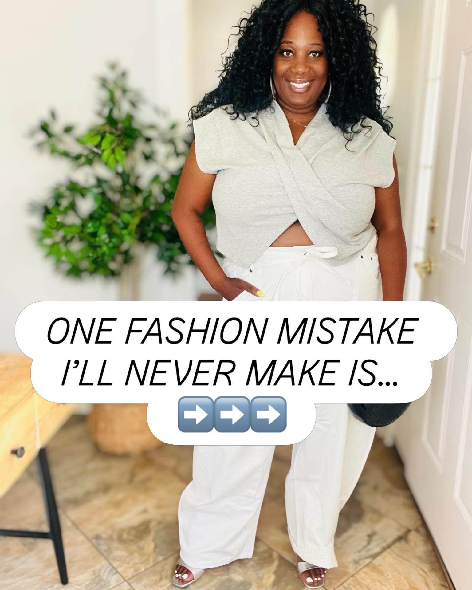 @Target  #ad #sponsored

You’re not the average curvy girl, so let’s dress accordingly 🤏🏾🤍

One fashion mistake we often make is to not look for small opportunities to ensure our fit is a little different from the rest. Which is imperative since so many of us shop in the same places😍🥰 a little tuck here and there can be the difference in making your outfit go from zero to a Summer Fashion SHE-RO✨🔥

Comment SHOP for the deets on this KBB by KAHLANA look 🔗

I am wearing size XXL in the top and 18 in the jeans.

#target #targetstyle #styleremix #KBBbyKAHLANA #stylecurator