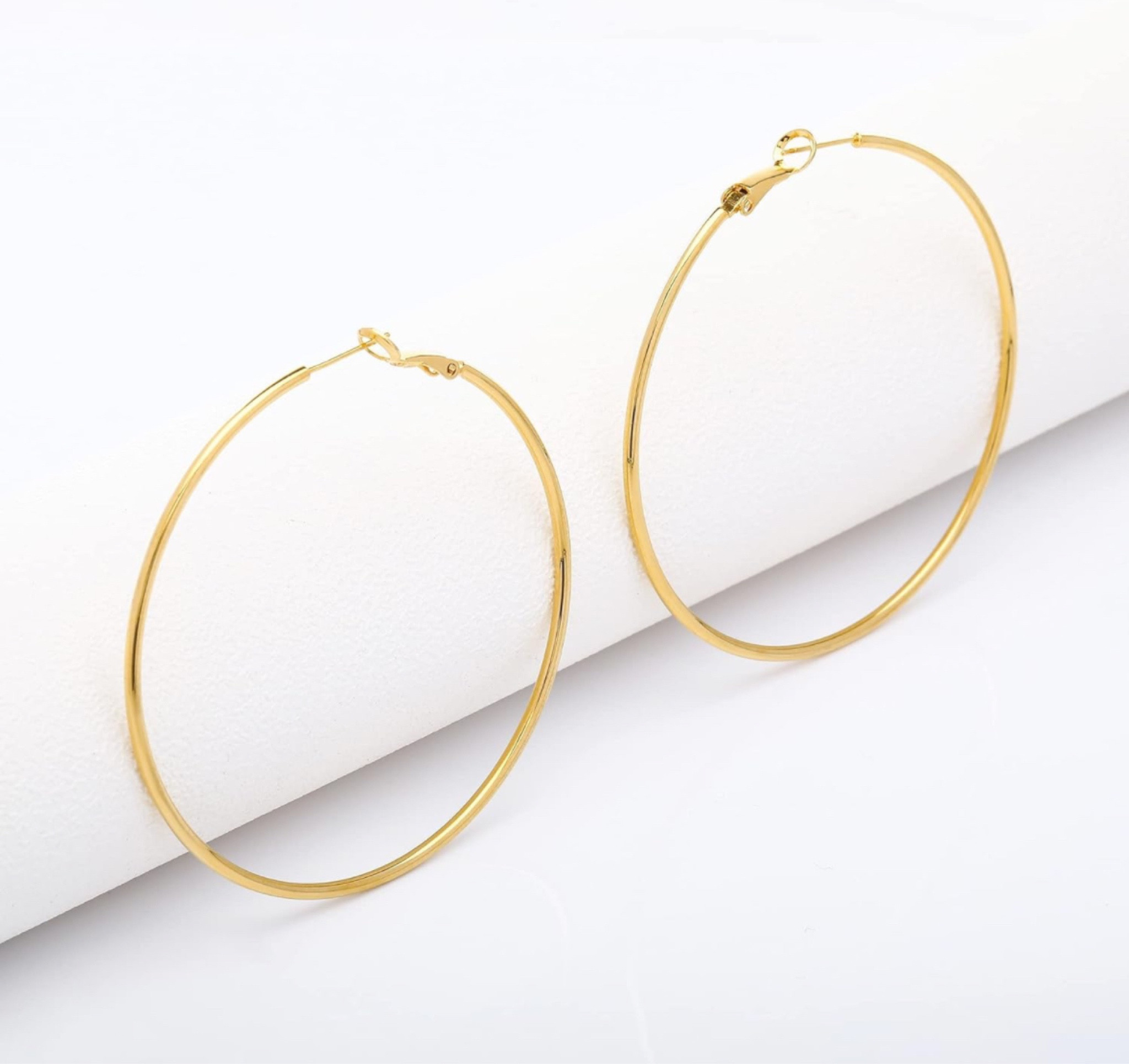 Loving these 14k gold plated hoops from Amazon  

#LTKstyletip #LTKsalealert #LTKSpringSale