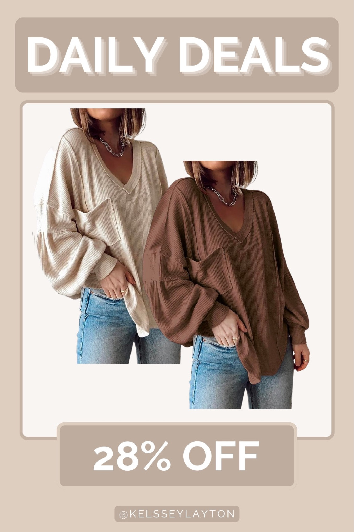 Amazon daily deal, slouchy tee on sale

#LTKfindsunder50 #LTKSeasonal #LTKsalealert
