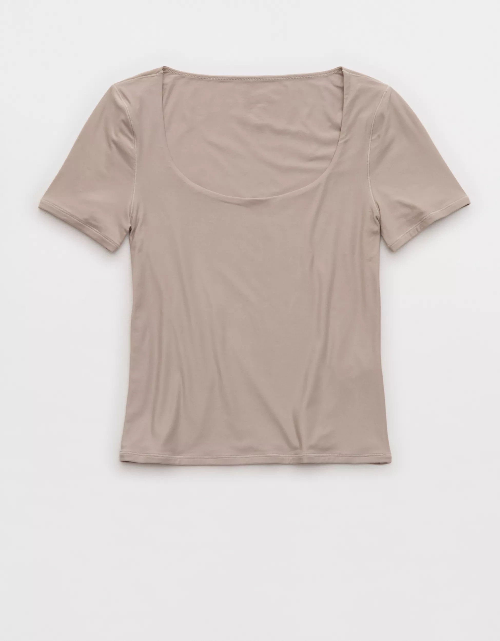 SMOOTHEZ Short Sleeve Scoop T-Shirt | Aerie