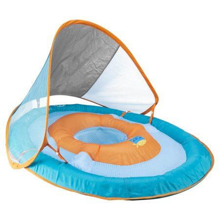 SwimWays Baby Spring Float Sun Canopy - Green Fish | Walmart (US)