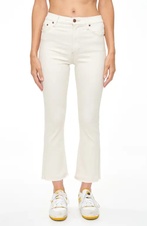 Pistola Lennon High Waist Raw Hem Crop Bootcut Jeans in Sahav at Nordstrom, Size 31 | Nordstrom