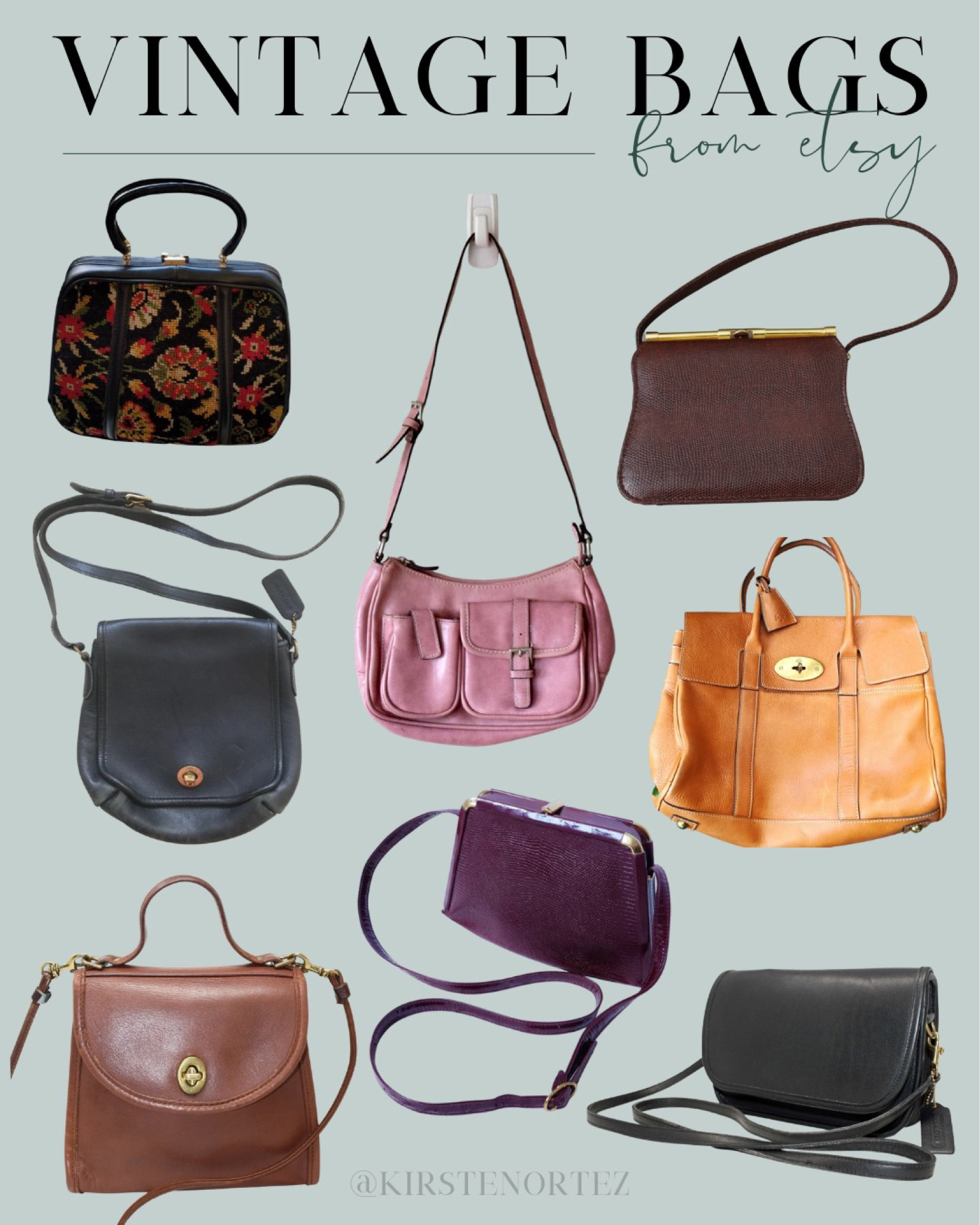 Vintage bags, vintage bag, vintage purse, vintage designer purse, vintage designer bag, vintage coach bag, vintage Mulberry bag

#LTKsalealert #LTKunder100 #LTKitbag