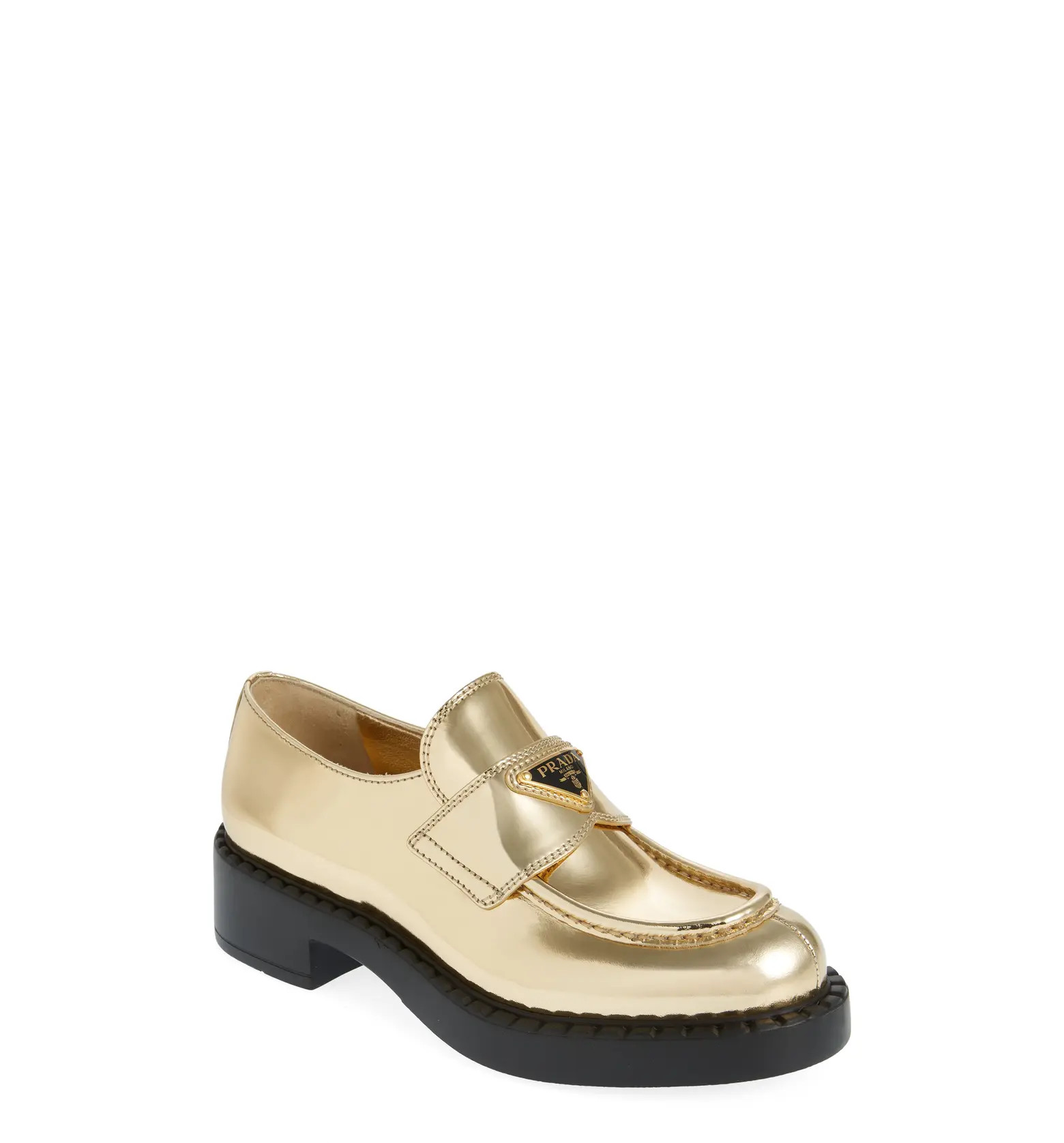 Chocolate Metallic Loafer (Women) | Nordstrom