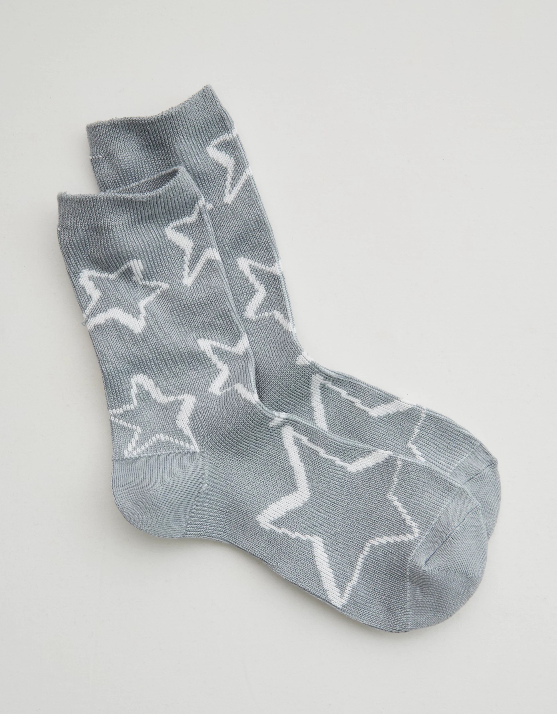 Aerie Fairisle Brushed Crew Socks | Aerie