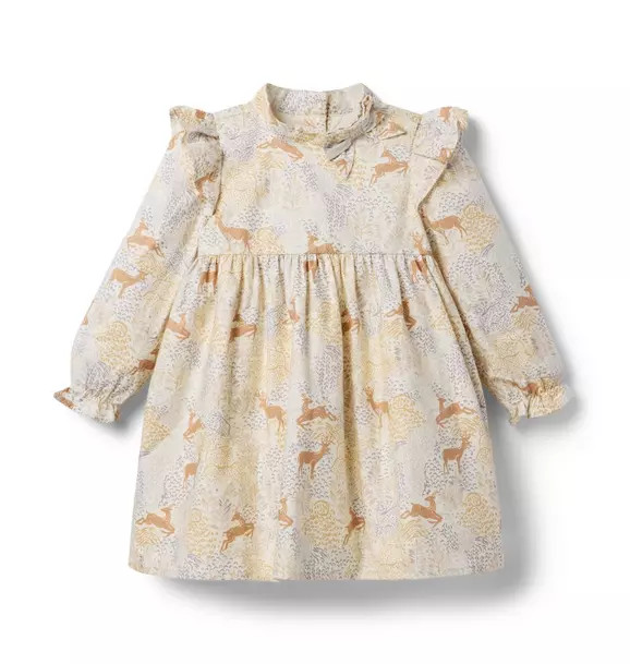 Deer Twill Dress | Janie and Jack