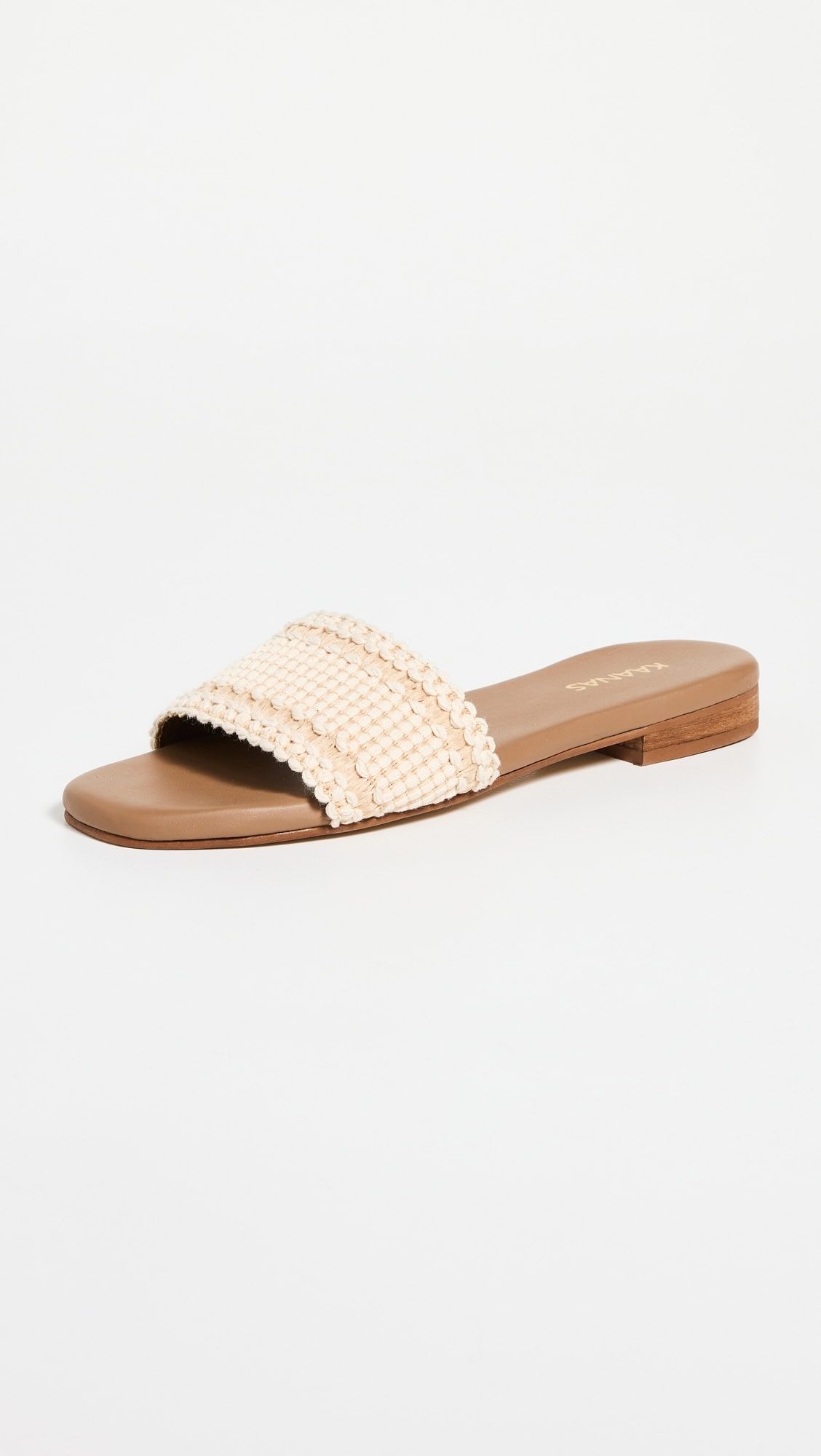 KAANAS Ayla Contrast Strap Slip-On Sandals | Shopbop | Shopbop