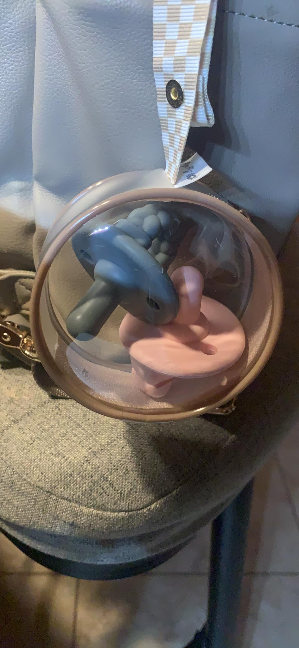 Itzy Ritzy Clear Pacifier Case with Handle - Pacifier Pod Easily Attaches to Diaper Bag or Purse;... | Amazon (US)