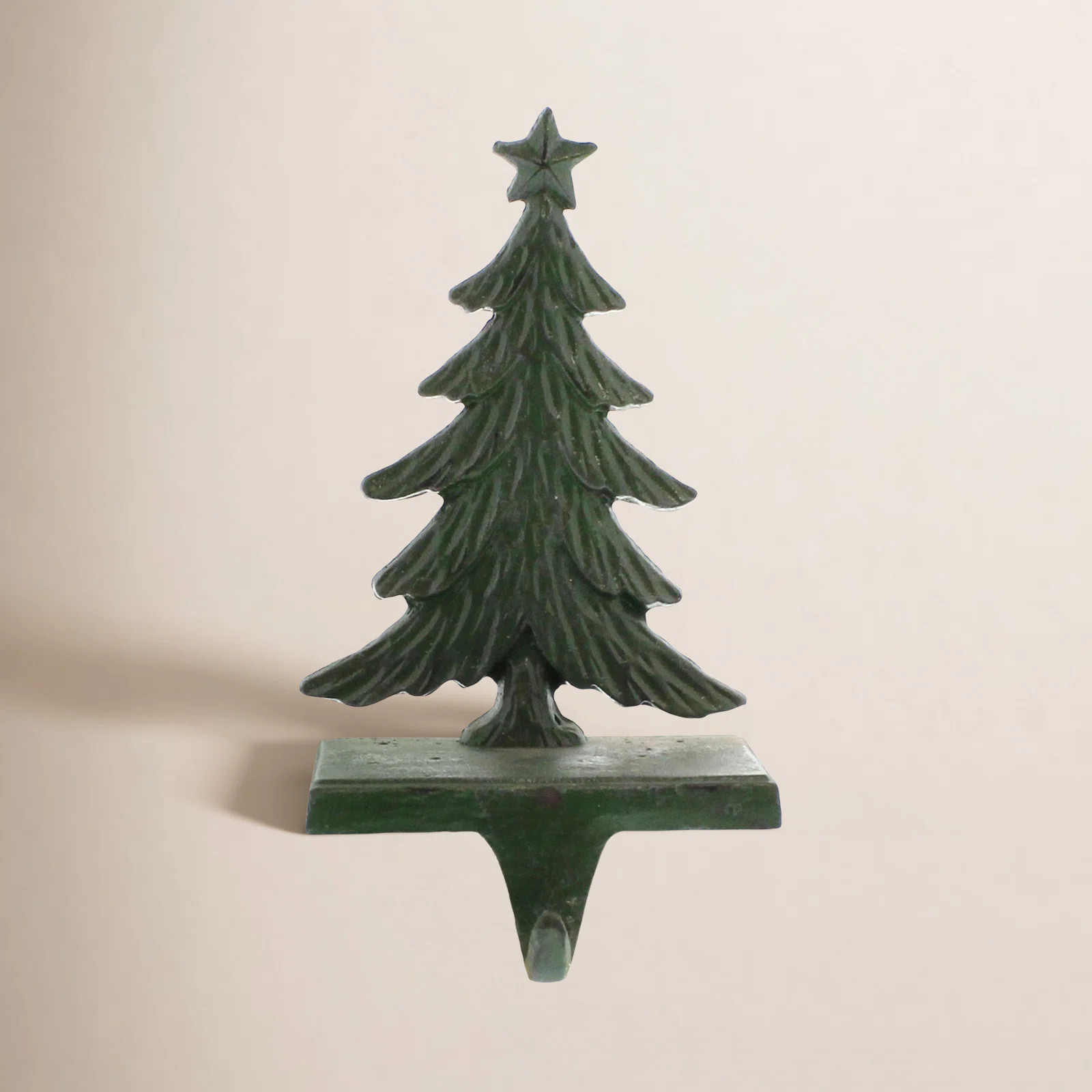 Christmas Tree Cast Iron Stocking Holder | Wayfair North America