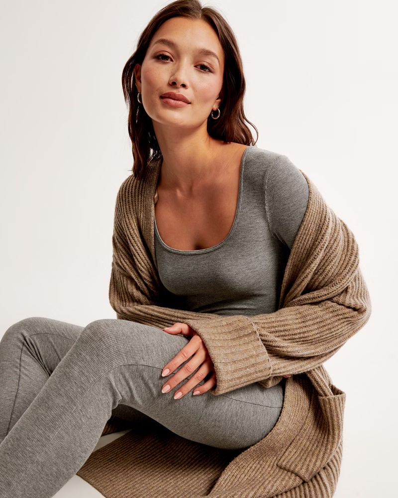 Women's Lounge Long-Sleeve Onesie | Women's Intimates & Sleepwear | Abercrombie.com | Abercrombie & Fitch (US)