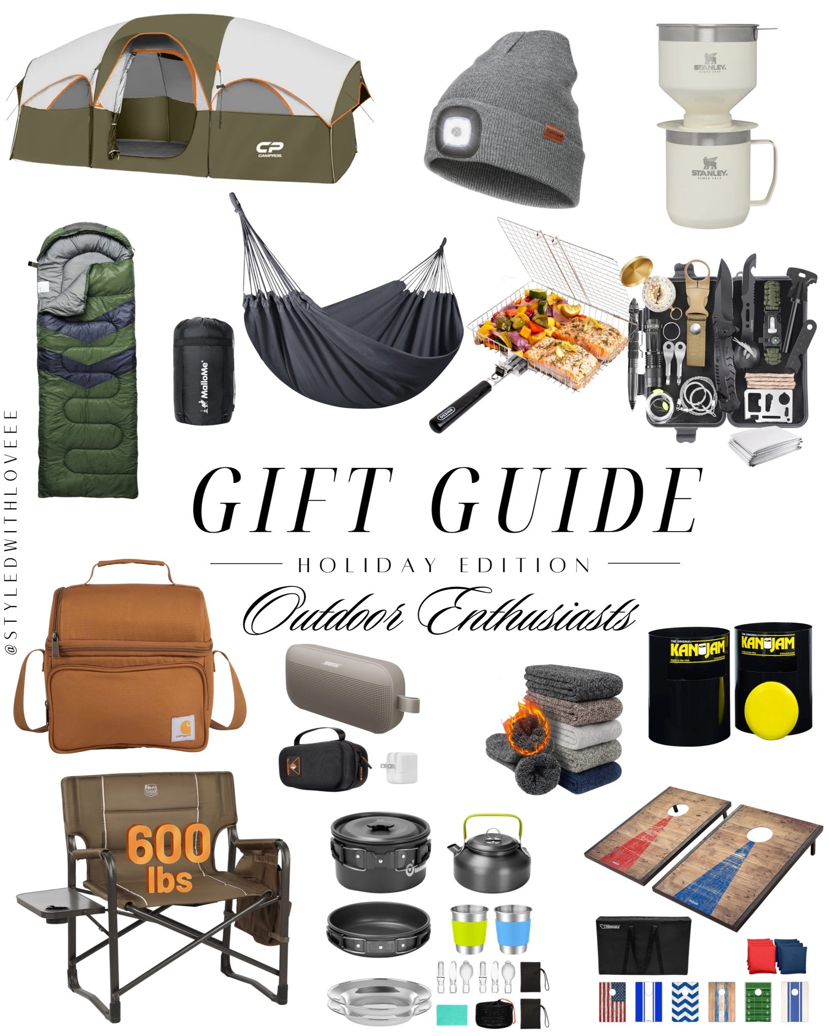 ⛺️🎁 HOLIDAY GIFT GUIDE: OUTDOOR ENTHUSIASTS 🎁🔥
Shopping for someone who lives for adventure? This guide is packed with trail-ready gear, cozy essentials, and must-have gadgets every camper, hiker, and outdoorsy soul will love. From tents and hammocks to cookware and cold-weather musts — I’ve rounded up the best of the best. 🌲✨

Tap to shop everything directly on my LTK!
Perfect for gifting… or upgrading your own outdoor setup 😉 

 #LTKGiftGuide #LTKHoliday #LTKMens
