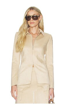 Alexis Shawn Jacket in Dune from Revolve.com | Revolve Clothing (Global)