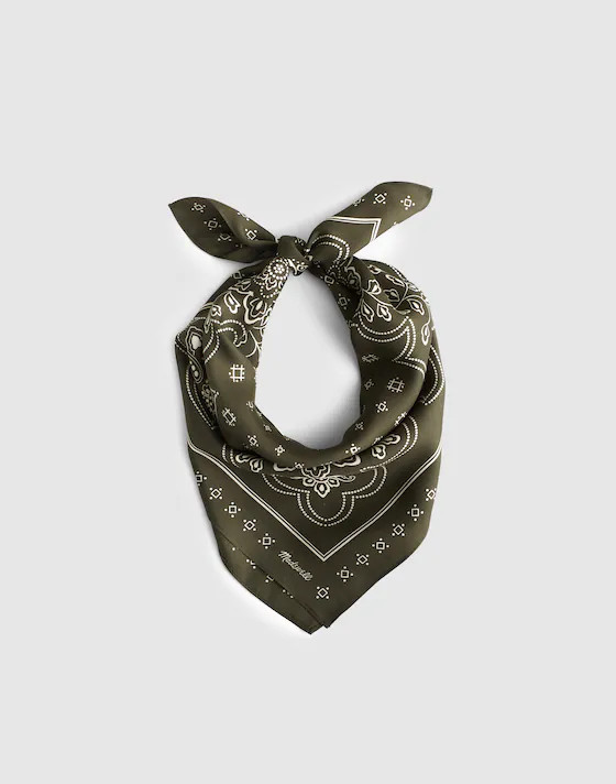 Medium Silk Bandana | Madewell