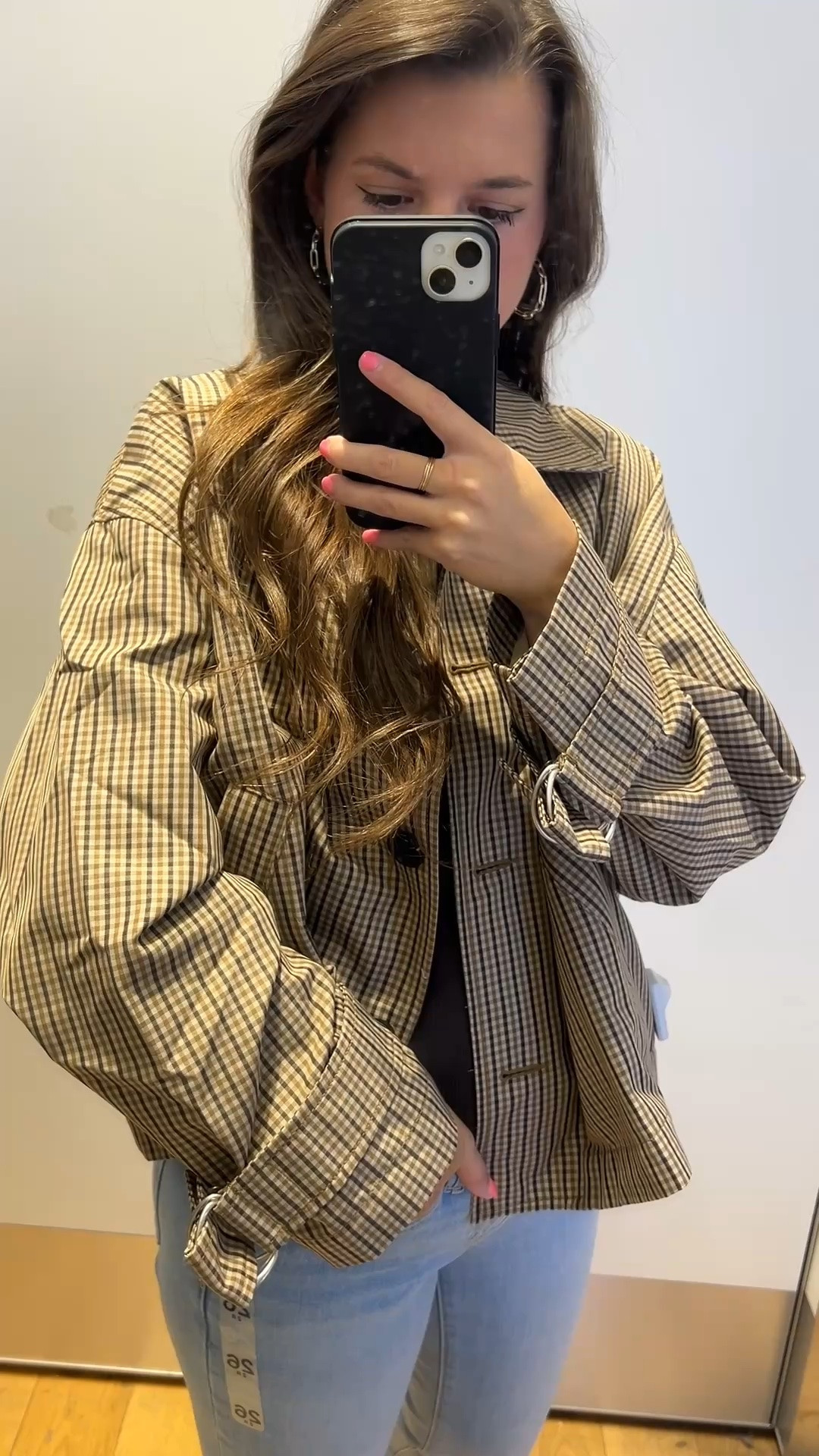// oversized cropped trench jacket // plaid trench jacket // plaid trench jacket for fall // trench jacket //

#LTKSaleAlert #LTKSeasonal #LTKootd