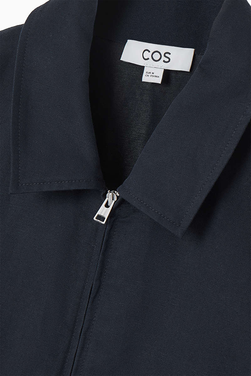 LINEN UTILITY BOILERSUIT - NAVY - Trousers - COS | COS (US)